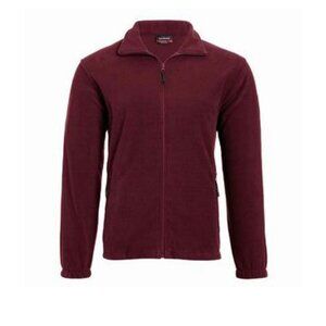 Landway Men’s Burgundy Fleece Golf Casual Jacket Size XL New